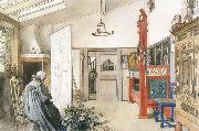Carl Larsson The Other Half of the Studio Sweden oil painting artist